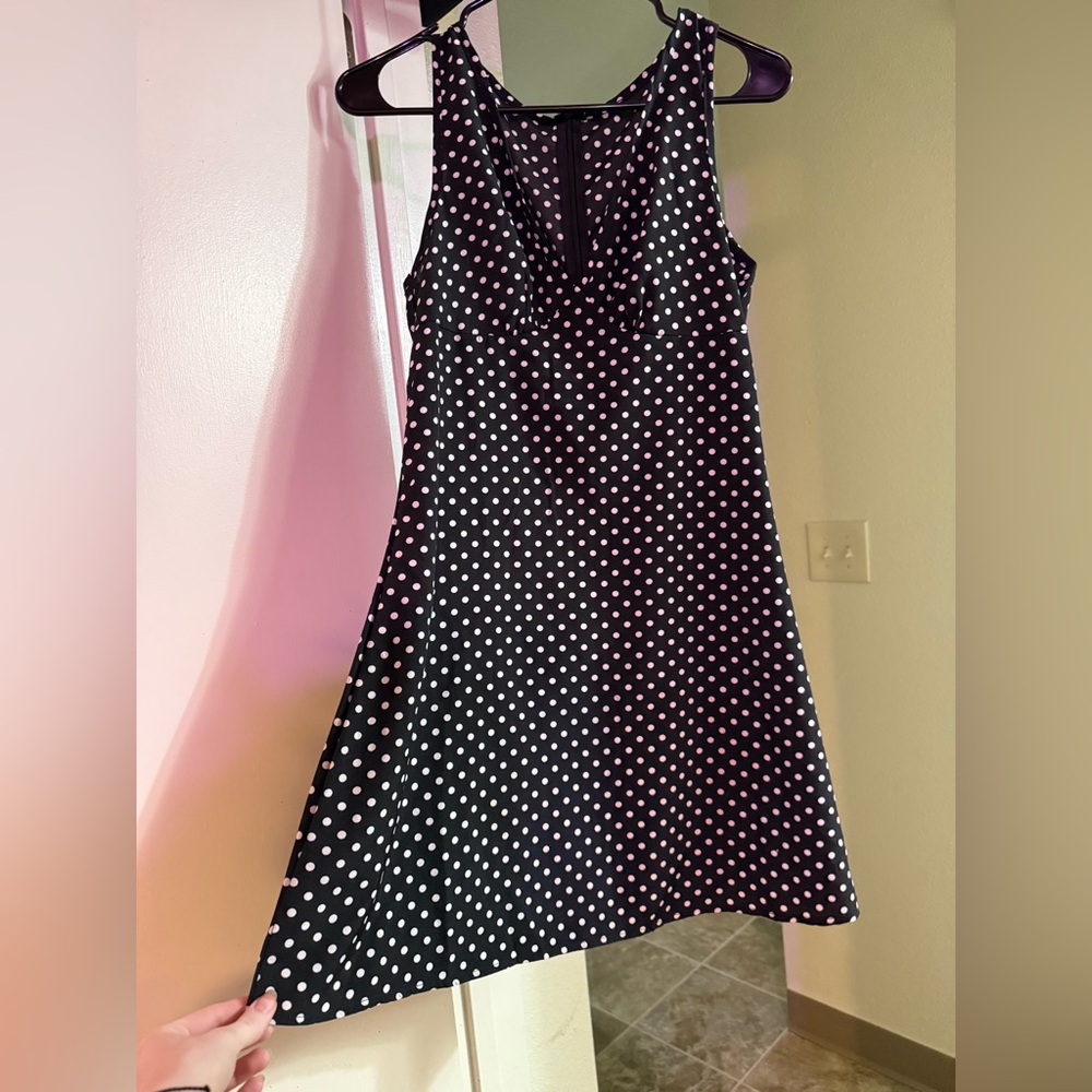 Polka Dot Sleeveless Dress